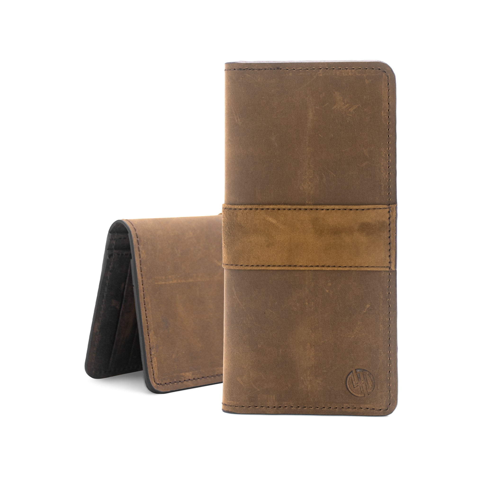 Heritage Tan Full Grain Buffalo Leather Travel Organizer - Rosetta Creative Boutique